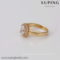 14647 Beat selling jewelry diamond zircon ring, girls' engagement 18k gold color luxury ring